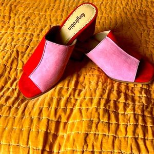 New fanylrobin suede sandals